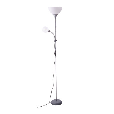 178cm Polished Torchiere Floor Lamp