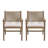 Outdoor Dining Chairs Set of 2