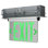 (Clear) Edge Lit LED Exit Sign 3.14 Watts Single Face 120V/277 Volts Clear Finish