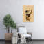 Waving Winter Cat Whimsical Contemporary Cat Tiger Winter Wall Art Print by Mathieu - Wrapped Canvas Print-225342731