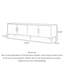 Banc de rangement moderne en alliage d'aluminium gris-noir mat moderne
