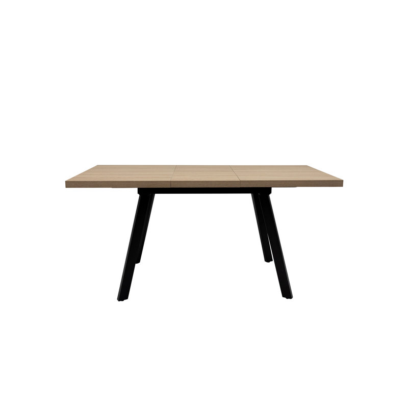 Roeli Extendable Metal Base Dining Table