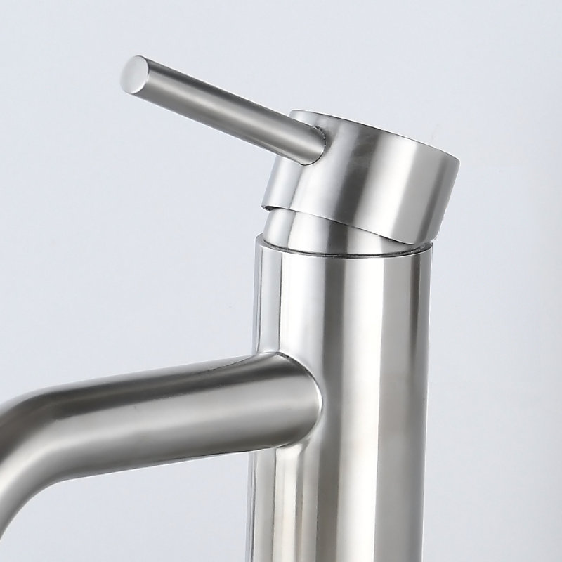 Single-Hole Single-handle Bathroom Faucet, Brushed Nickel