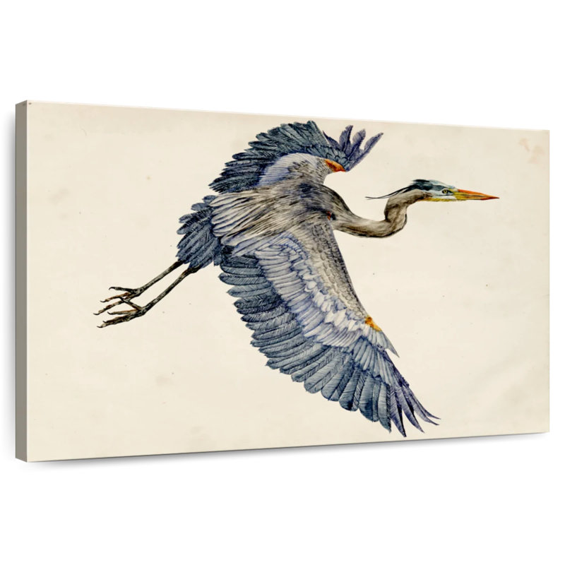 Brampt Blue Heron Rendering IV, 32" H x 48" W
