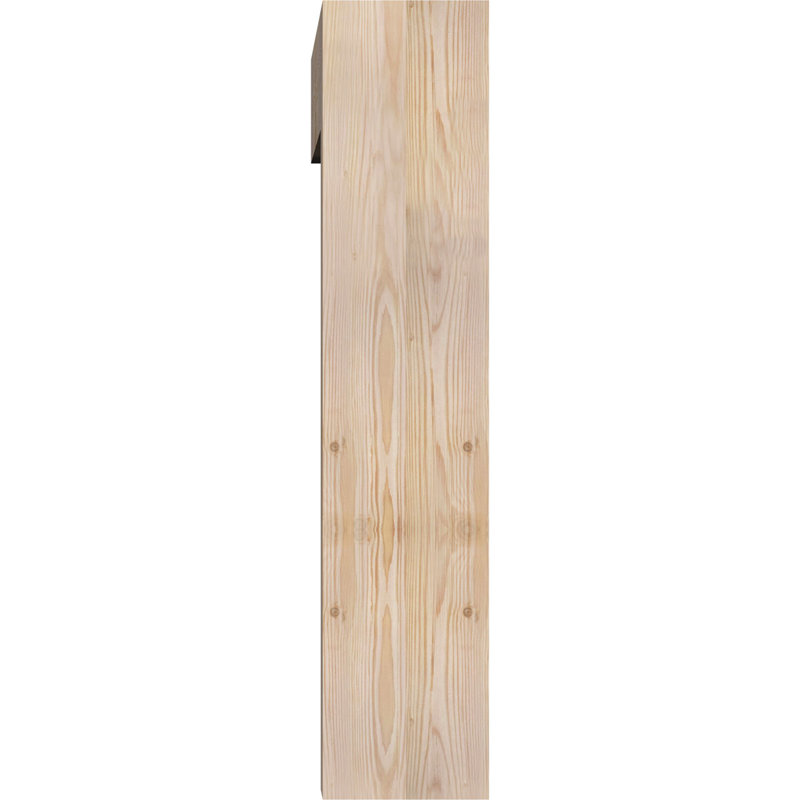 Support de bloc olympique avec entretoise décalée, 36 po x 36 po, Sapin Douglas de l 7 1/2 (lisse)