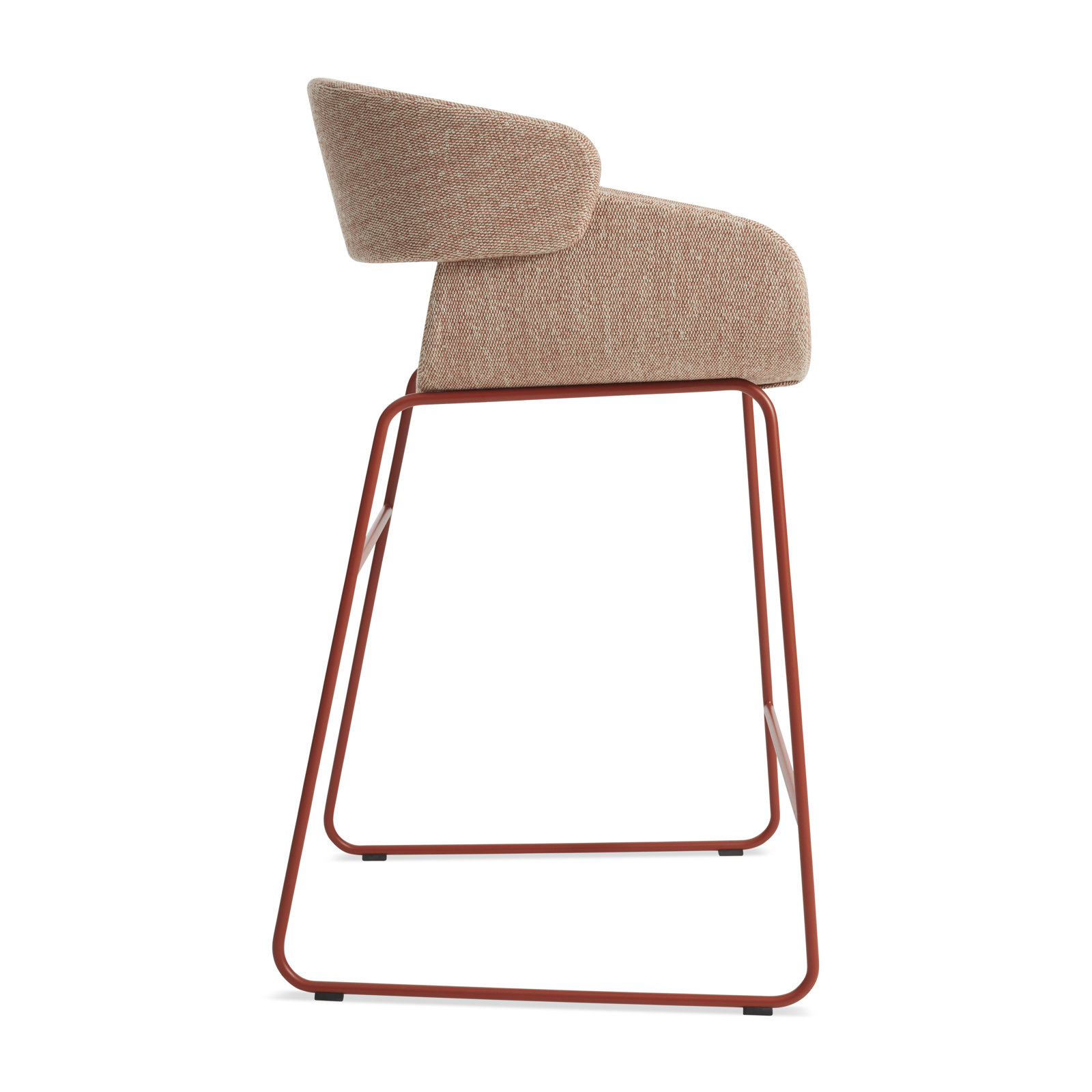 Racer Bar and Counter Stool, Tait Tomato Crossweave, Counter Stool (25" Seat Height)