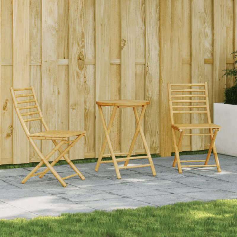 Bundabirg 2 - Person Wood Patio Dining Set with