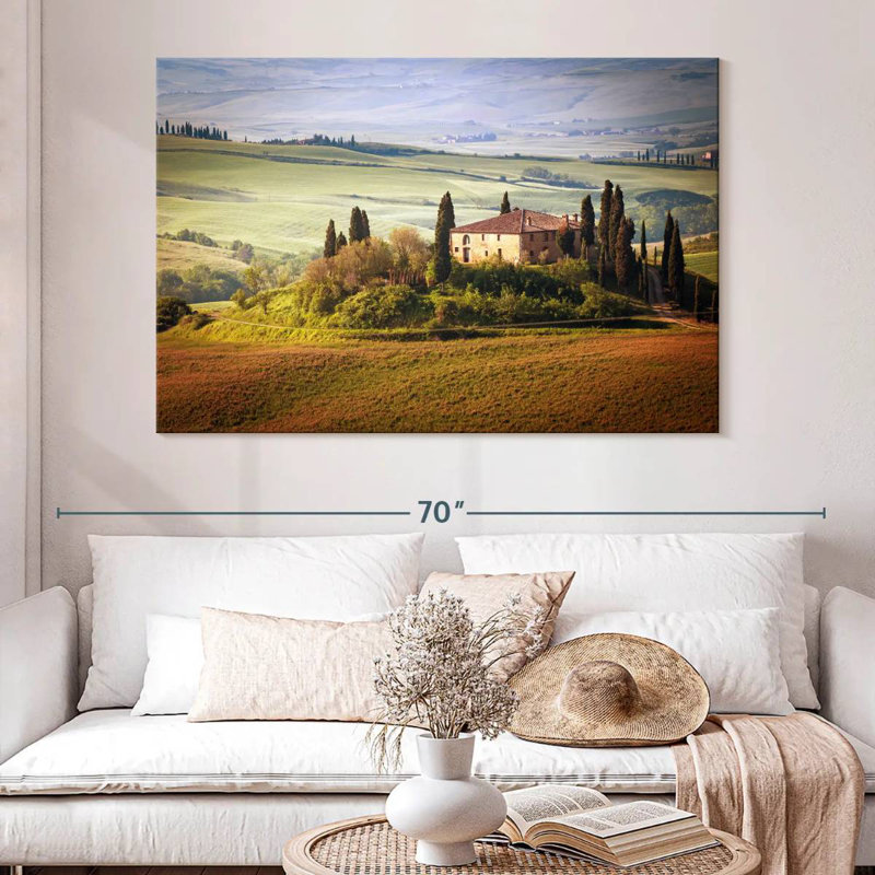 Lilie Tuscan Countryside House, 34" H x 51" W