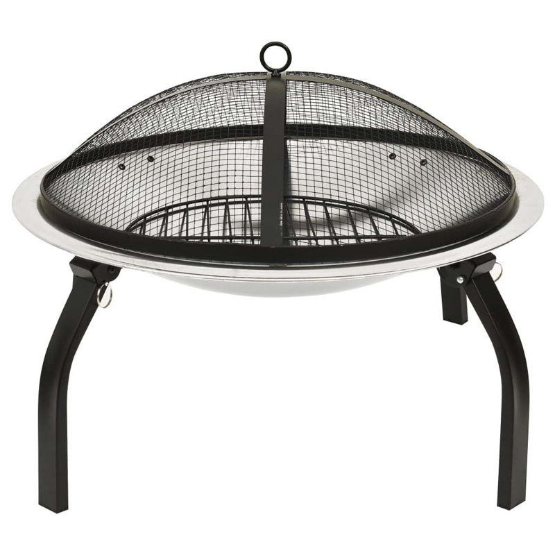 Cincinnatus Round Stainless Steel Wood Burning Fire Pit