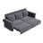 Chesterfield Sofa Sleeper Sofa With Nailhead Trim-61909688