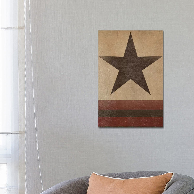 Patriotic Collection B by June Erica Vess - Wrapped Canvas Print