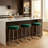 Holst Upholstered Counter Stool with Metal Frame-2142476583