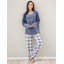 Ensemble de pyjama à motif à carreaux Winesburg-1695393328