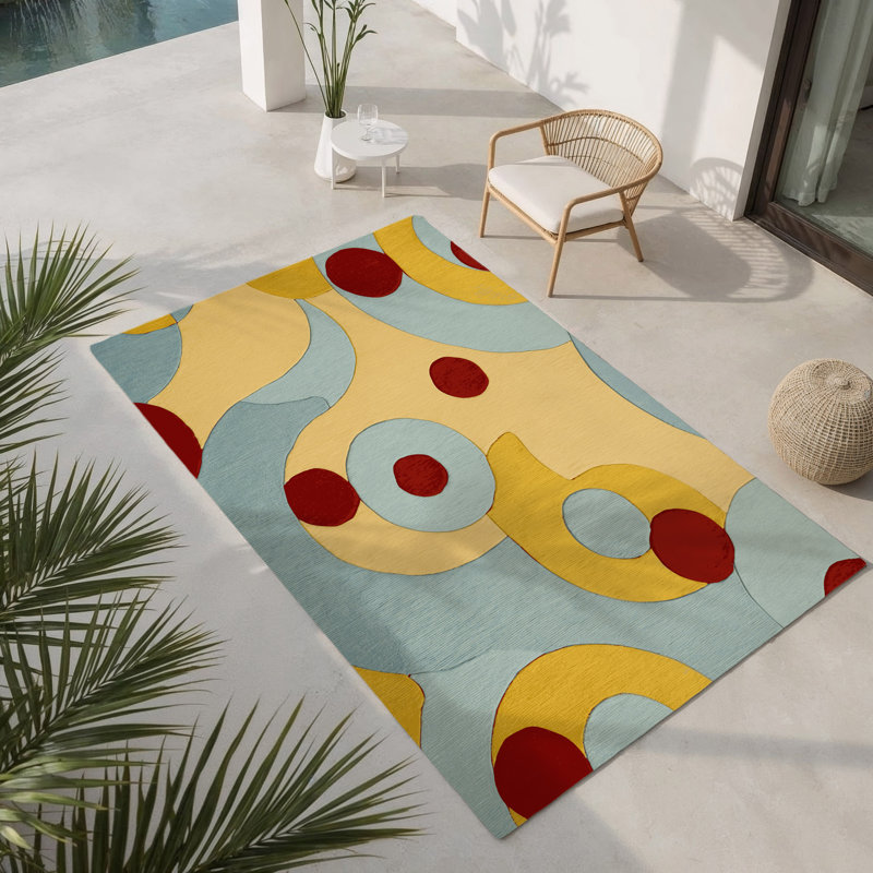 Tapis intérieur et extérieur Dandy Jive, Rectangulaire 8 pi x 10 pi