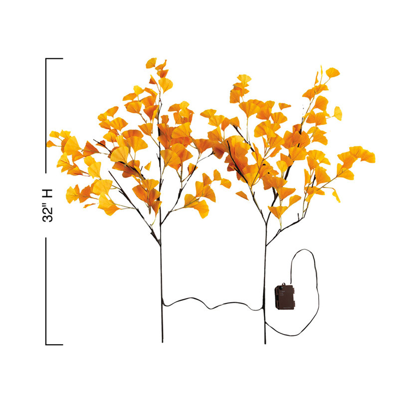 Ensemble de 2 branches de feuillage artificiel