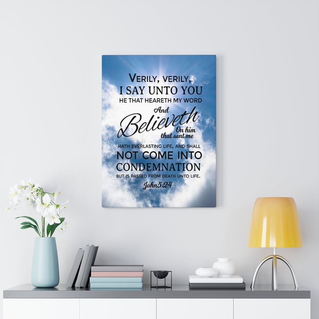 No Frame Print on Canvas