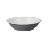 Elements Stone White Medium Shallow Bowl