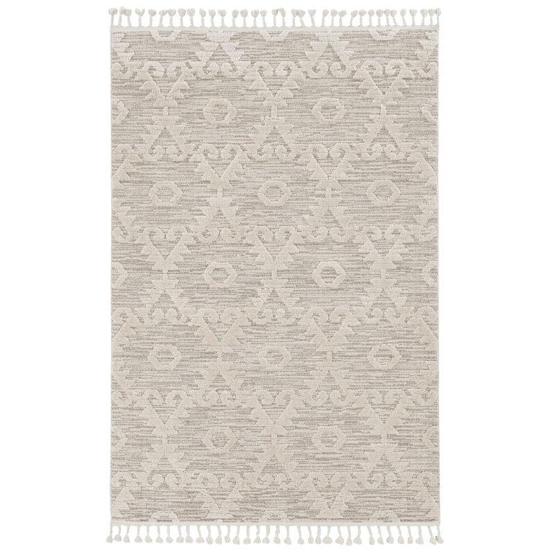12' X 15' Ivory Beige Area Rug