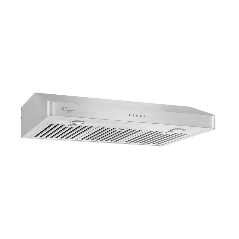 Hotte sous un meuble à conduit 36 "de couleur argent