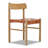 Zadar Teak & Leather Dining Chair-136124958