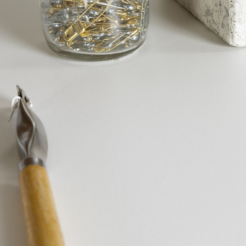 Pure White Sewing Craft Table with Storage and Drawers