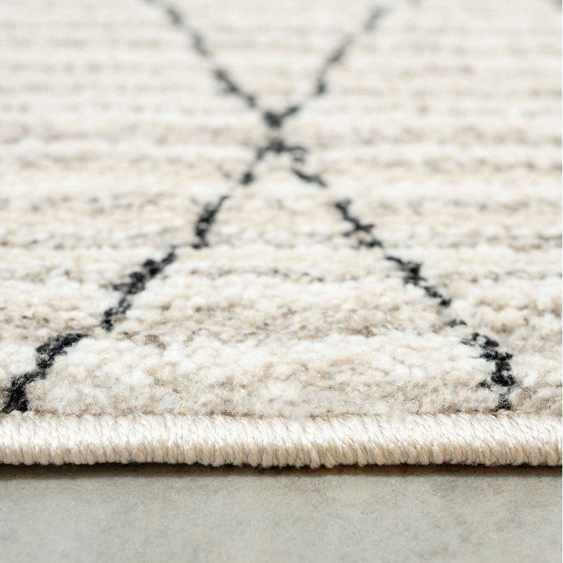 Granada Moroccan Shag Area Rug, Rectangle 60 x 110cm