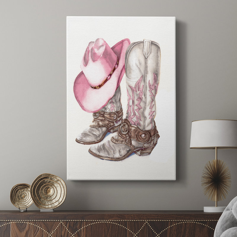 Her Cowboy Boots -Custom Wrapped Gallery Cavas