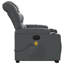 Fauteuil inclinable massant en simili-cuir-818616235