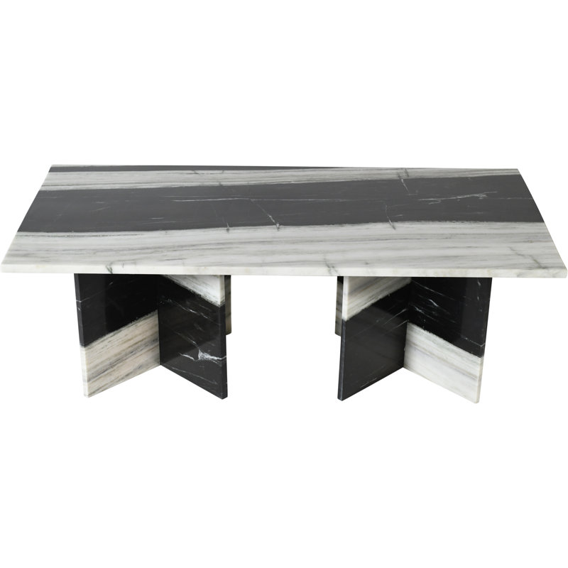 Table basse Verona, Panda marbre