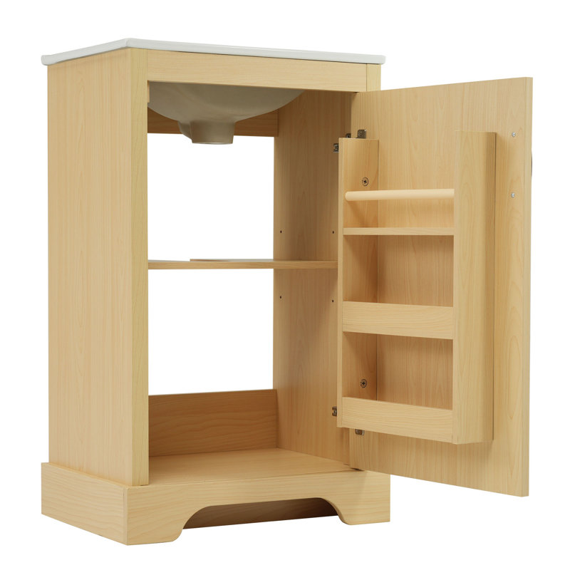 20'' Single Bathroom Vanity With Ceramic Top
