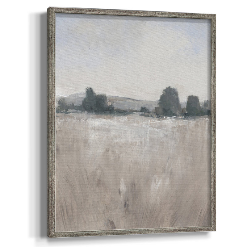 Place & Time I, reproduction encadrée - bois massif, H 11 po x l 9 po