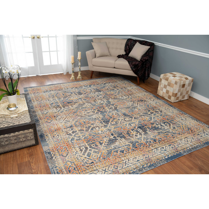 Morvant Oriental Indoor Rug, Rectangle 8'10" x 11'10"