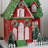 10.5" LED Cardboard Village House
