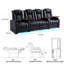 Fauteuil de cinéma inclinable Power Zero Gravity-1646433565