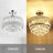 Everby 3-Light Empire Crystal Flush Mount Chandelier-641574043