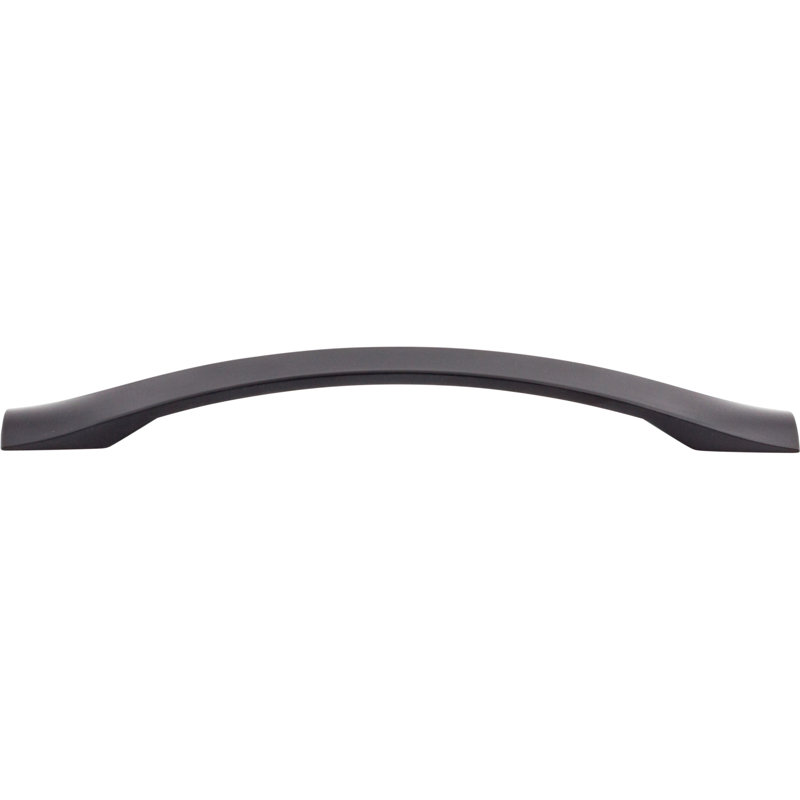Crest Bar pull, Flat Black, 6 1/4" Center to Center