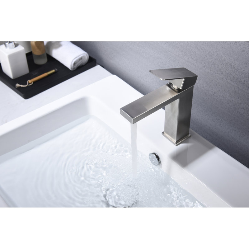 Waterfall Spout Bathroom Faucet,Single Handle Bathroom Vanity Sink Faucet