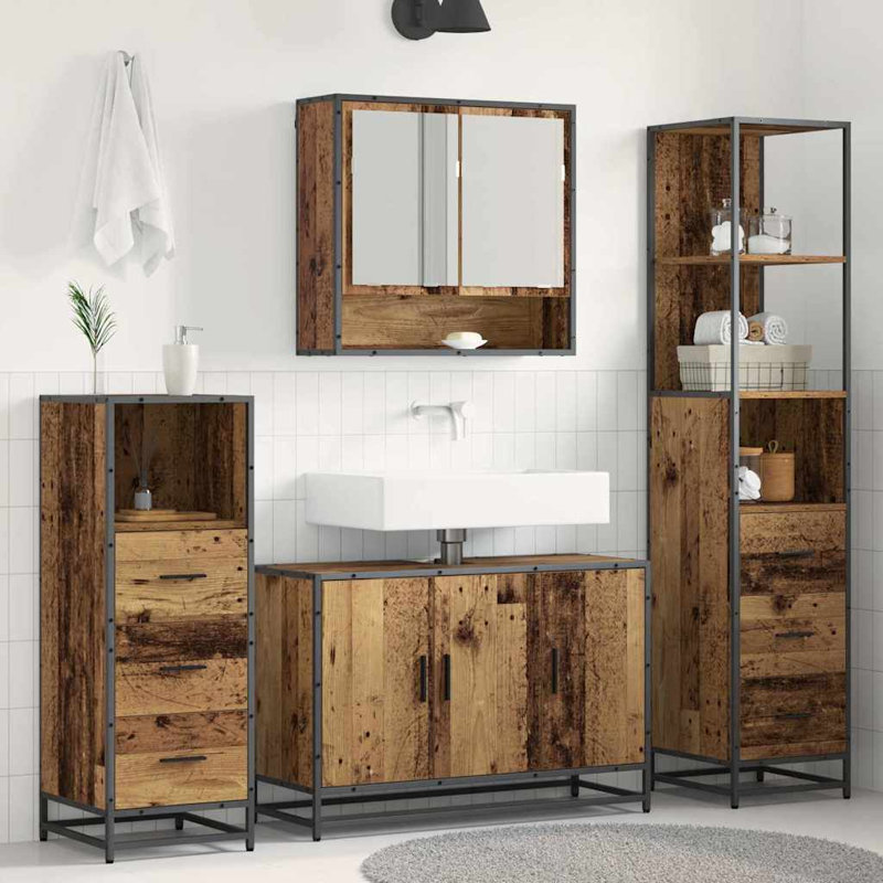 Vanity & Mirror Set