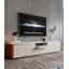 Meuble télé moderne avec plateau de rangement en pierre-245412939