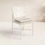 Chaise de terrasse avec coussin Delmare