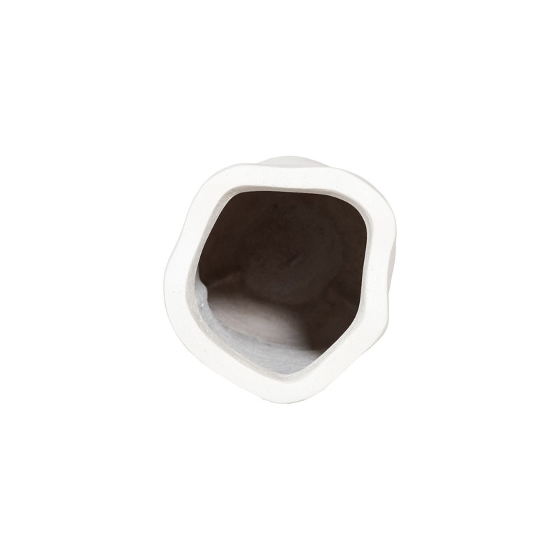 Organic Tall Vase, White