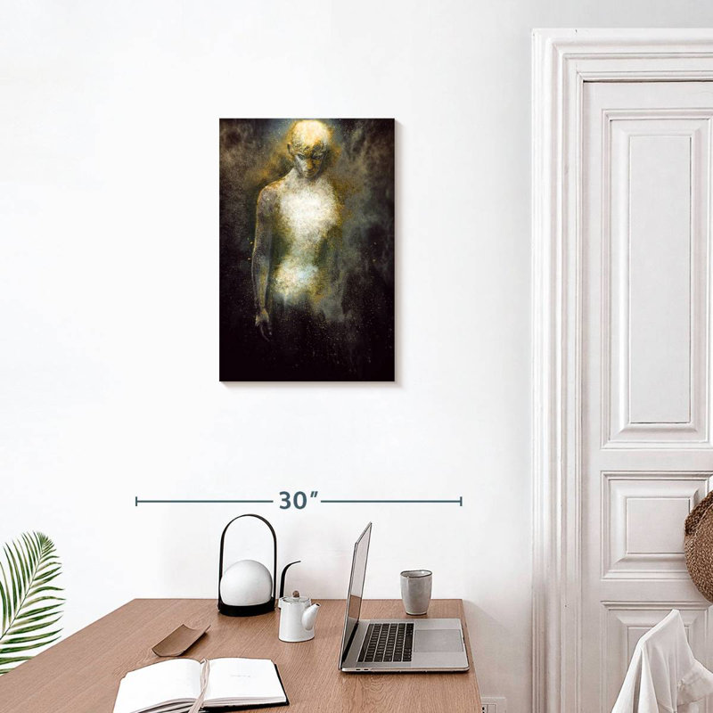 Leisha Human Abstract, 24" H x 16" W