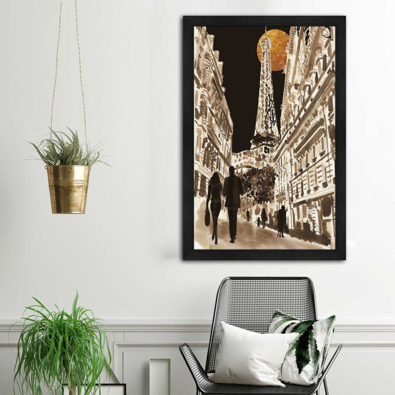 "Paris At Night" par Jodi, reproduction sur acrylique