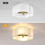 Plafonnier semi-encastré en tissu 4 lumières Fridoline