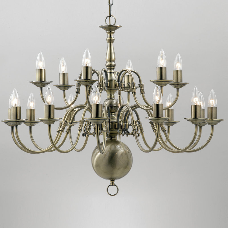 Roosevelt 21 - Light Candle Style Chandelier