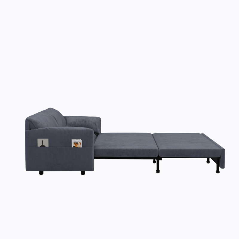 Lodge 63,8 po, Velours gris