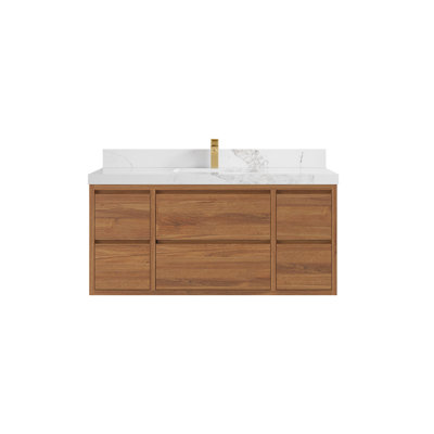 Ensemble de meuble-lavabo simple mural 48 po Dafnee