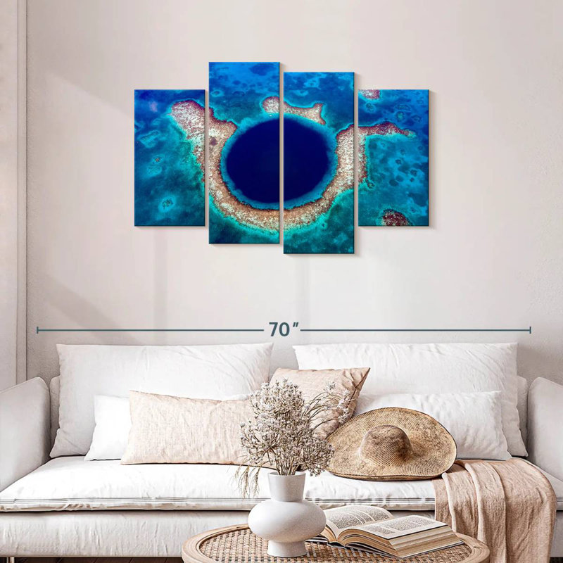 Grand trou bleu Harpa, H 27 po x l 43 po