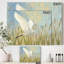 «Snowy Egret in Flight Vii», reproduction d'art sur toile tendue-55951252