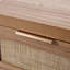 Table de chevet 1 tiroir en bois manufacturé avec prises intégrées Arianna-660154220
